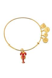 Charity By Design Lobster Charm Expandable Wire Bangle