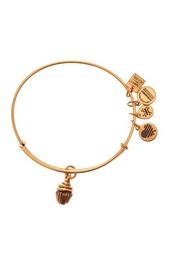 Charity By Design Cupcake Charm Expandable Wire Bangle