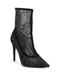 Women's Alanna Lace Pointed Toe Booties