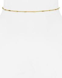 Bar and Chain Choker Necklace, 12"