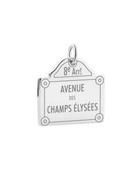 Champs-Elysées Sign Charm