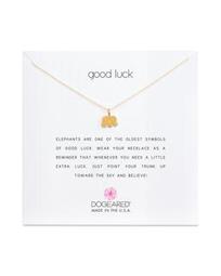 Good Luck Elephant Necklace, 16"