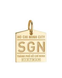 SGN Ho Chi Minh City Luggage Tag Charm