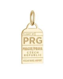 Prague, Czech Republic PRG Luggage Tag Charm