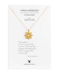 Maya Angelou Legacy Collection "On Mom & Me" Necklace, 18"