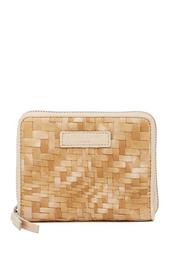 Conny Woven Leather Wallet