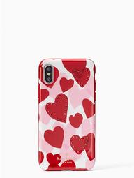 Jeweled Heart Iphone X Case