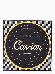 Caviar Silk Square Scarf