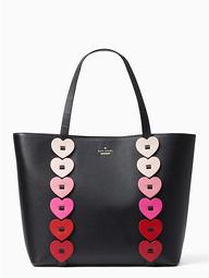 Yours Truly Ombre Heart Tote