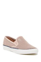 Pier Side Perforated Leather Slip-On Sneaker