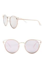 Women's Round Metal Frame Sunglasses