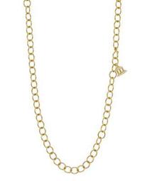 Temple St. Clair 18K Yellow Gold Oval Chain Necklace, 24"
