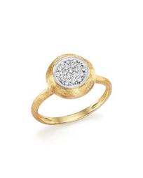 18K White and Yellow Gold Jaipur Ring with Diamonds