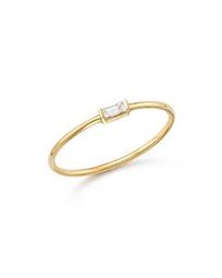 Zoë Chicco 14K Yellow Gold Diamond Baguette Ring