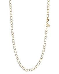 Temple St. Clair 18K Yellow Gold Small Round Chain, 18''