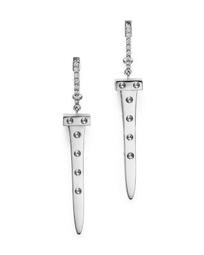18K White Gold Pois Moi Chiodo Drop Earrings with Diamonds - 100% Exclusive