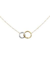 Diamond Jaipur Link Pendant Necklace, 16.5"
