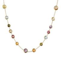 Mini Jaipur Multicolored Gemstone Necklace, 16"