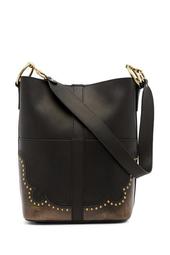 Ilana Western Leather Bucket Bag