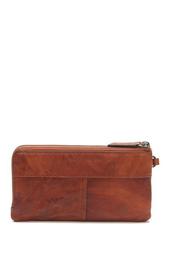 Veronica Double Pouch Leather Wallet