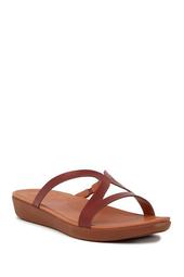 Strata Leather Slide Sandal