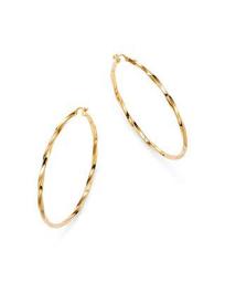 Twisted Hoop Earrings in 14K Yellow Gold - 100% Exclusive