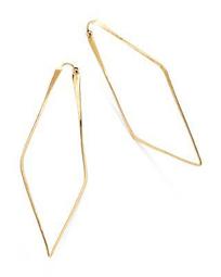 Hammered Geometric Hoop Earrings in 14K Yellow Gold - 100% Exclusive
