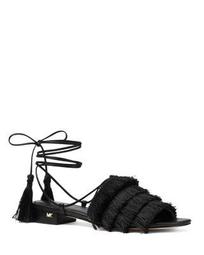 Women's Gallagher Fringed Ankle Tie Sandals