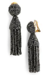 'Classic Short' Tassel Drop Clip Earrings