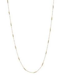 Bar Station Necklace in 14K Yellow Gold, 16" - 100% Exclusive