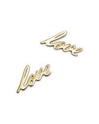 Love Stud Earrings in 14K Yellow Gold - 100% Exclusive