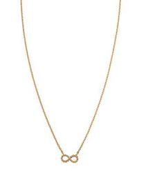 Infinity Pendant Necklace in 14K Yellow Gold, 16" - 100% Exclusive