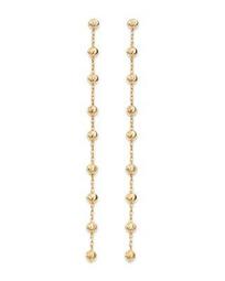 Diamond-Cut Beaded Drop Earrings in 14K Yellow Gold - 100% Exclusive