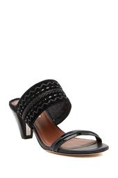 Viv Suede & Patent Leather Sandal - Narrow Width Available
