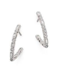 Diamond V-Drop Earrings in 14K White Gold, 0.33 ct. t.w. - 100% Exclusive
