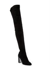 Over The Knee Chunk Heel Boots