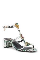 Diane Crystal Embellished Tropical Sandal