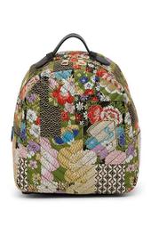 Lyla Patchwork Brocade Backpack