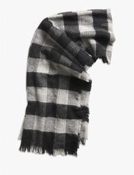 Check Brushed Scarf