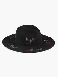 Floral Wool Hat