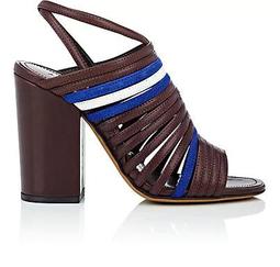 Leather & Suede Multi-Strap Sandals