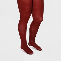 Women's Plus 50D Opaque Tights - A New Day™ Red