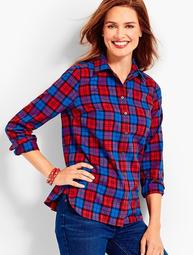The Classic Cotton Shirt - Gingerbread Plaid