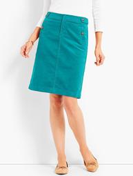 Cord A-Line Skirt