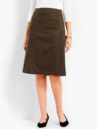 Flannel A-Line Skirt