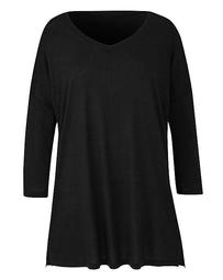 V-Neck Slouch Tunic - Double Trim