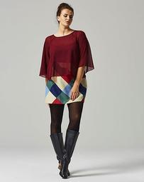 Traffic People Fluted Blouse