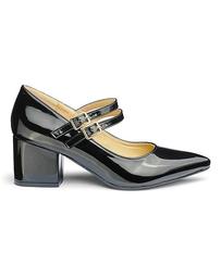 Heavenly Soles Double Strap And Buckle Shoes