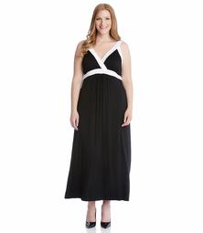 Plus Size Banded Maxi Dress