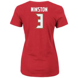 Plus Size Majestic Tampa Bay Buccaneers Jameis Winston Name and Number Tee